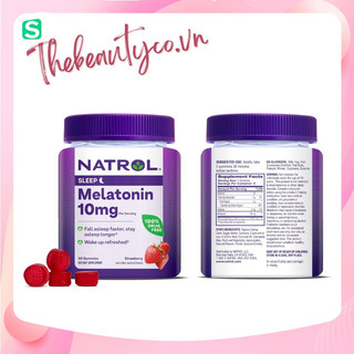 Kẹo dẻo hỗ trợ giấc ngủ ngon Natrol Melatonin Gummies Sleep