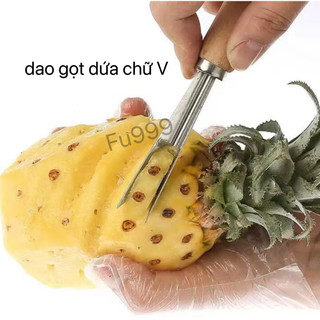 Dao gọt mắt dứa chữ V, dao gọt khóm chữ V