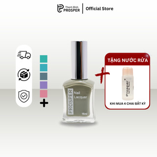 Sơn móng tay PROSPER  Silver tone màu NUDE - Hàng cao cấp chính hãng