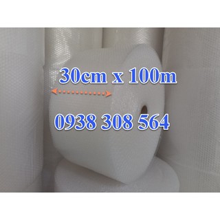 Cuộn Xốp Hơi Bọc Chống Sốc Khổ 30cmx100m Hàng Dày