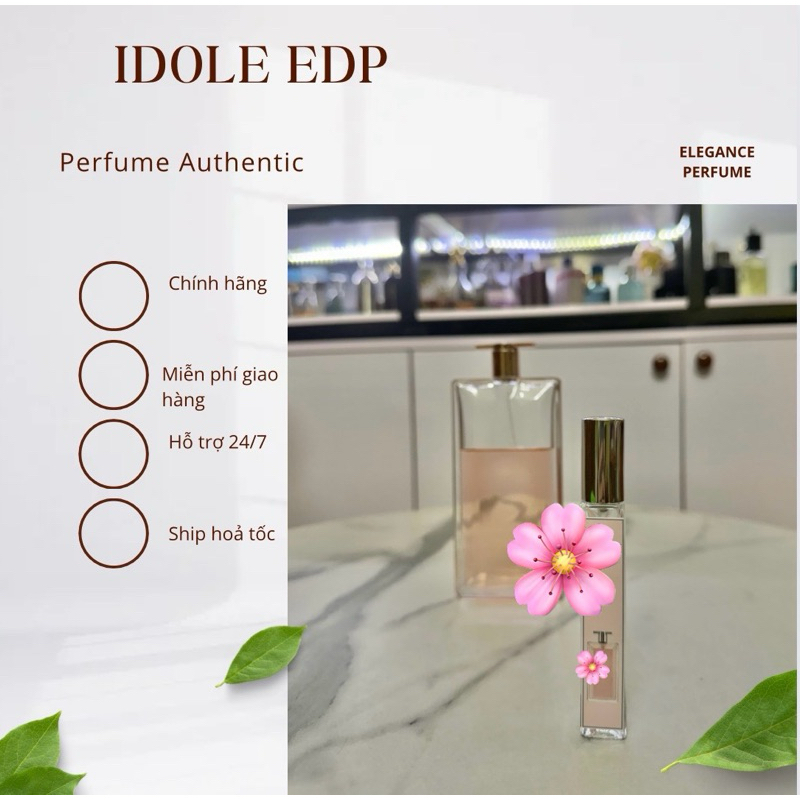 [Mẫu thử] Nước hoa nữ chính hãng Idol€ EDP ngọt ngào, nước hoa chiết ELEGANCE PERFUME