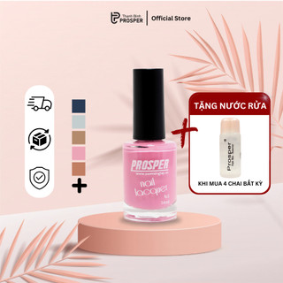 Sơn móng tay PROSPER  No.6 tone màu NUDE - Hàng cao cấp chính hãng