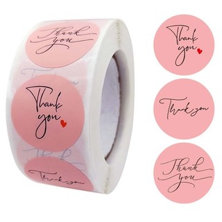 500 miếng tem dán chữ thank you