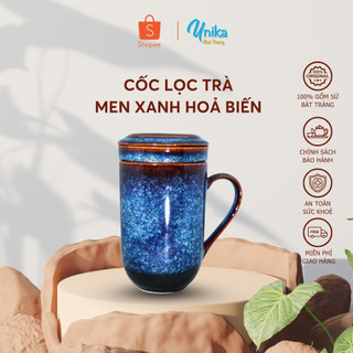 Cốc Lọc Trà Men Xanh Hoả Biến - Bình Lọc Chè Men Xanh Hoả Bién Đẳng Cấp