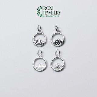 Charm Bạc S925 Hình Sông, Núi Xâu Vòng Tay, Vòng Cổ Handmade Xinh Xắn - CharmS.113 - Roxi Jewelry