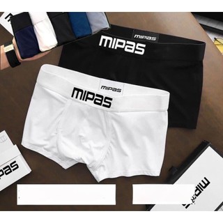 Combo 4 quần lót nam, quần sịp đùi nam mipas thun lạnh cao cấp co dãn 4 chiều thoáng mát loại 1 - kingboxer shop