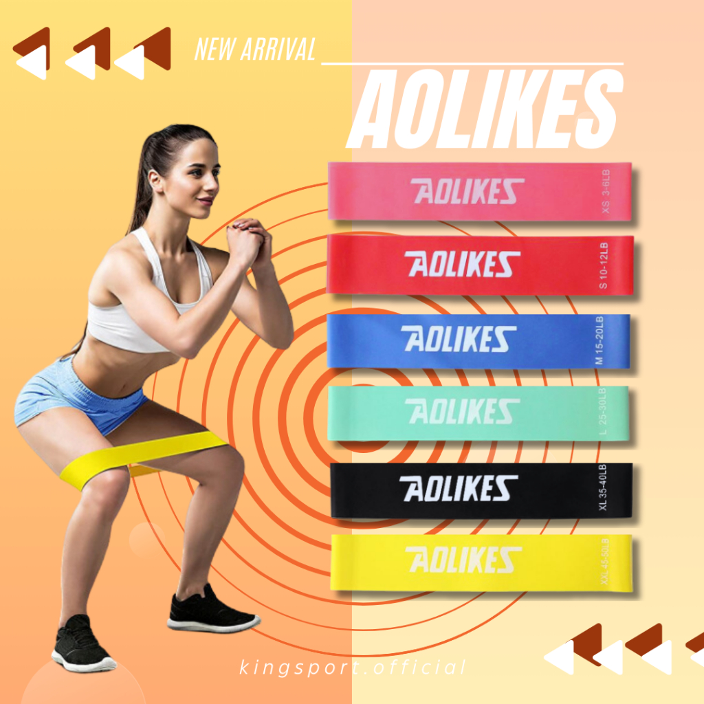 Dây Kháng Lực Aolikes , Dây Miniband ,Dây Cao Su Kháng Lực Tập Chân Mông Đùi