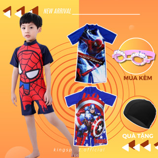 Đồ bơi bé trai siêu nhân nhện đáng yêu cao cấp cho bé từ 1 tuổi tới size đại