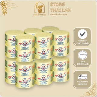 [COMBO 1 LỐ 12 LON] Sữa gấu Nestle thái lan 140m - HŨ LÙN
