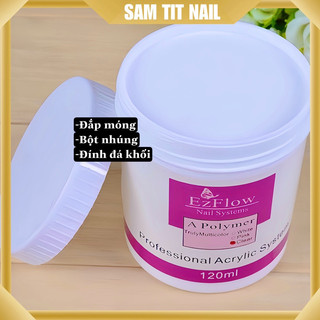 [120g] Bột đắp móng CLEAR Ezflow 3trong1 (đắp bột, bột nhúng, đính đá)