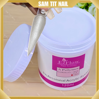 [120g] Bột đắp móng CLEAR Ezflow 3trong1 (đắp bột, bột nhúng, đính đá)