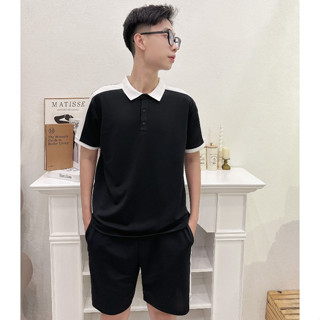 Bộ Quần Áo Polo Nam UMA LIMITED Chất Thun Cá Sấu Siêu Đẹp Set Đồ Thể Thao Áo Cộc Quần Short ULB03