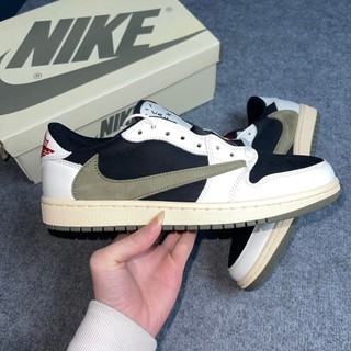 [PiPiSnkr] Giày Sneaker Air Jd 1 Low Travis Scott ‘Olive’ LikeAuth