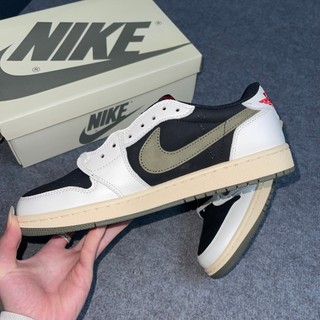 [PiPiSnkr] Giày Sneaker Air Jd 1 Low Travis Scott ‘Olive’ LikeAuth
