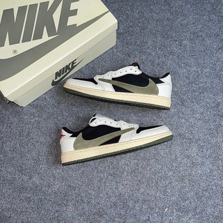 Giày Sneaker Air Jd 1 Low Travis Scott ‘Olive’ LikeAuth