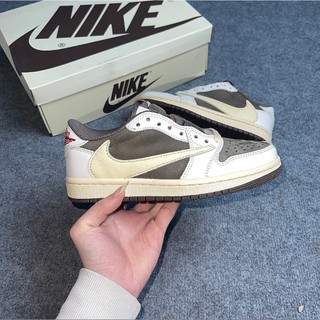 [PiPiSnkr] Giày Sneaker Air Jd 1 Low Travis Scott ‘Reverse Mocha’ LikeAuth