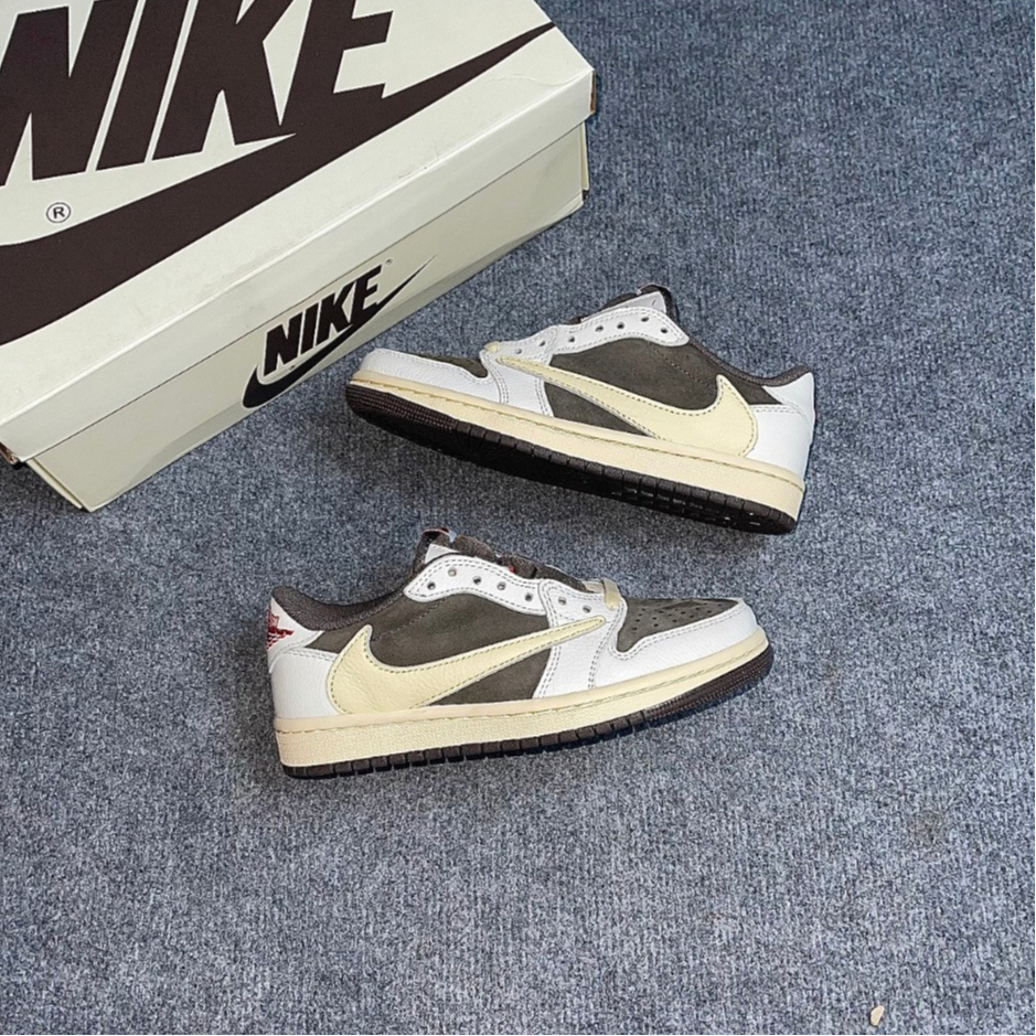[PiPiSnkr] Giày Sneaker Air Jd 1 Low Travis Scott ‘Reverse Mocha’ LikeAuth