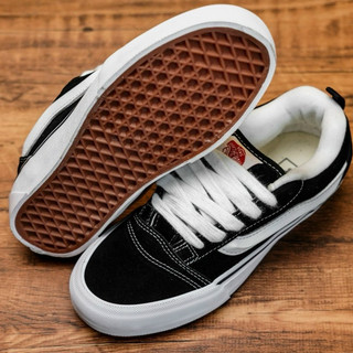 [PiPiSnkr] Giày Sneaker Vans Knu Skool Black White LikeAuth
