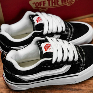 [PiPiSnkr] Giày Sneaker Vans Knu Skool Black White LikeAuth