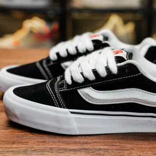 [PiPiSnkr] Giày Sneaker Vans Knu Skool Black White LikeAuth