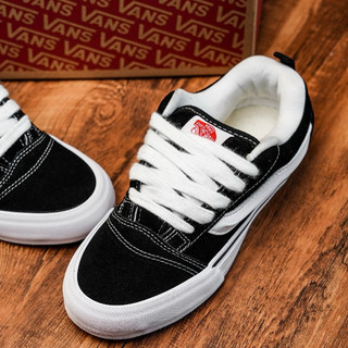 [PiPiSnkr] Giày Sneaker Vans Knu Skool Black White LikeAuth