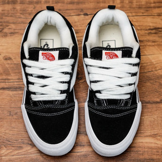 [PiPiSnkr] Giày Sneaker Vans Knu Skool Black White LikeAuth