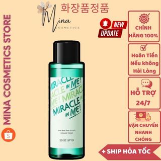 Nước hoa hồng Some By Mi làm sạch da dầu mụn trong 30 ngày AHA-BHA-PHA 30 Days Miracle Toner 150ml