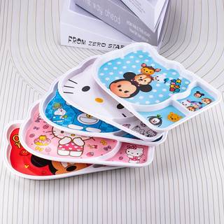🌸𝐓𝐀̣̆𝐍𝐆 𝐐𝐔𝐀̀🌸 Khay đĩa mâm đựng thức ăn - muỗng Hellokitty - Doremon Doraemon