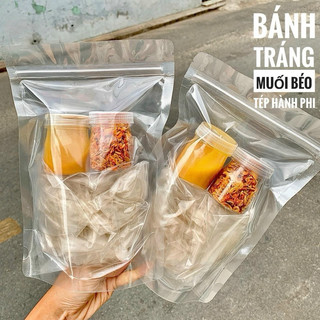 Set Bánh tráng Muối Béo - BƠ PHÔ MAI - TRỨNG MUỐI VIP Giá Sỉ