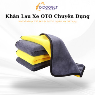 Khăn Lau Xe Ô Tô Chuyên Dùng Thiết Kế 2 Lớp Đa Năng Siêu Thấm, Dày Mịn ( Didooglt )