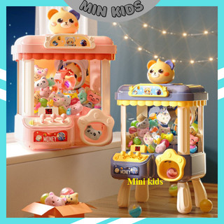 Máy Thú mini, máy gắp thú Mini Cỡ Lớn CÓ CHÂN, Máy gắp thú Phi Hành Gia cỡ lớn cho bé mẫu mới, đèn nhạc vui nhộn