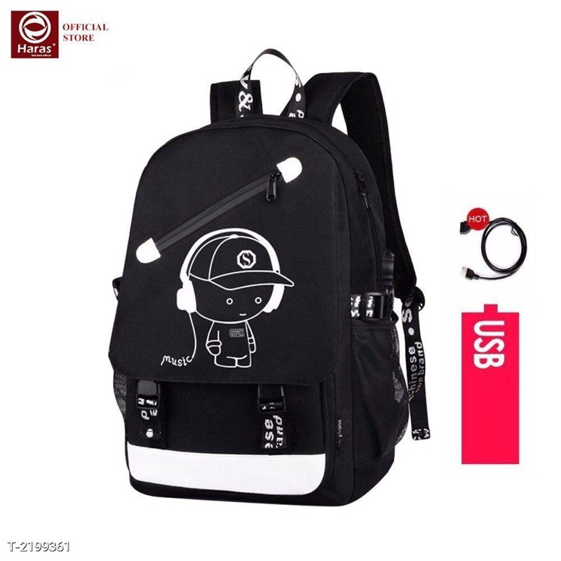 BALO UNISEX THỜI TRANG HR300 (TẶNG CÁP USB) - HARAS