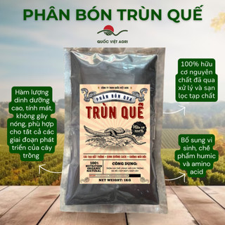 Phân trùn quế nguyên chất qva - 100% hữu cơ -
