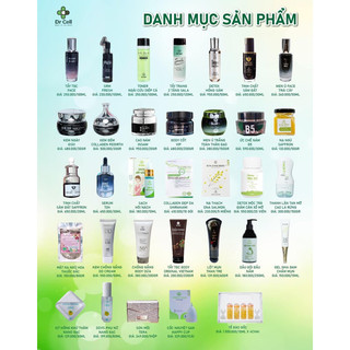 (GIÁ SỈ,SALE 30%) bộ sản phẩm dưỡng da và body Dr Cell