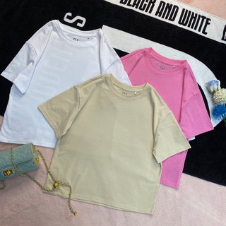 (SPC)Áo Phông Trơn Bé Gái TDUN A028 Ba Màu, Chất Cotton Mềm Mịn, Bé 5-14 Tuổi, Phong Cách Năng Động
