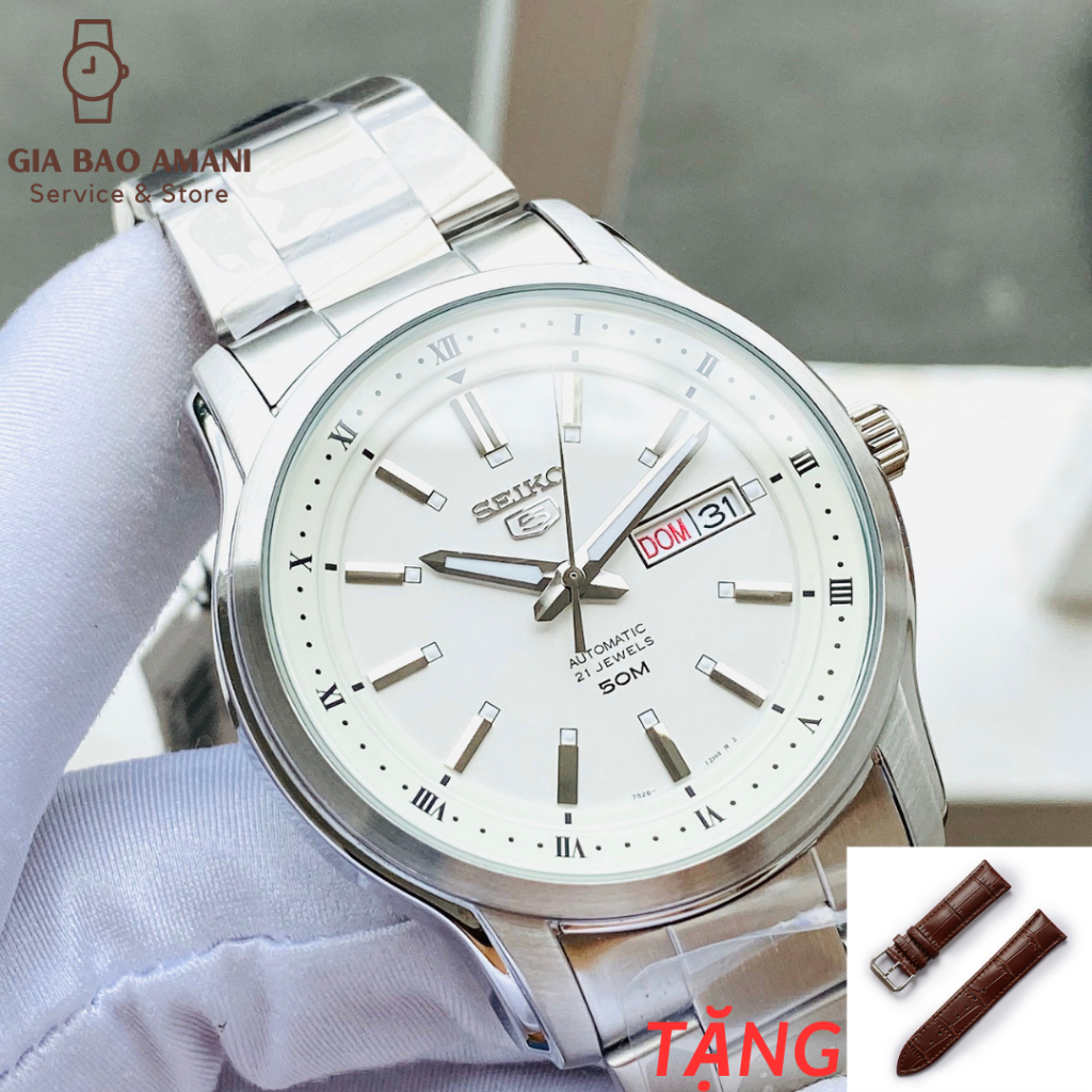 Đồng Hồ Nam SEIKO 5 Automatic SNKP09K1 Chính Hãng Tặng Dây Da Cao Cấp