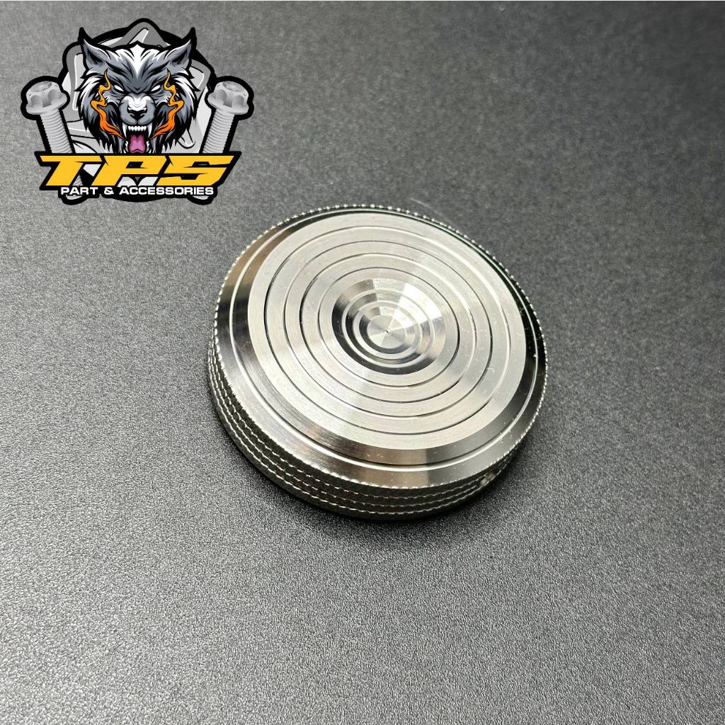 Nắp xăng inox 304 CnC , thương hiệu TPS , sáng bóng chuẩn inox 304 chắc tay càng dùng càng sáng