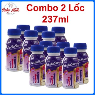  Combo 2 Lốc Sữa Pediasure pha sẵn 237ml  12 Chai  