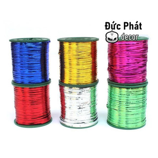 ⚡FREE SHIP⚡ Kẽm cuộn, cuộn dây kẽm 500gr, dây thiếc kim tuyến dùng buộc cố định, trang trí.