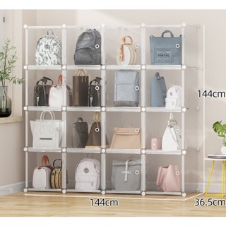 Siêu Phẩm Tủ Nhựa Lắp Ghép Thông Minh Đựng Túi Xách