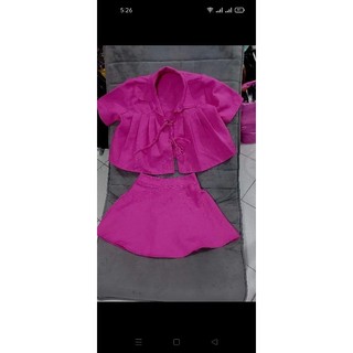 Set áo và chân váy hot trend size sm