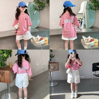 Sét bộ bé gái j&j áo hồng