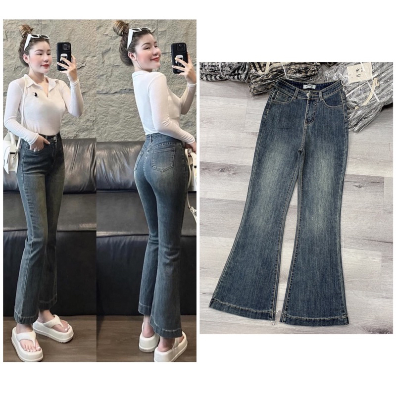 Quần Jeans ống loe 9 tấc BIGSIZE [58_90kg]