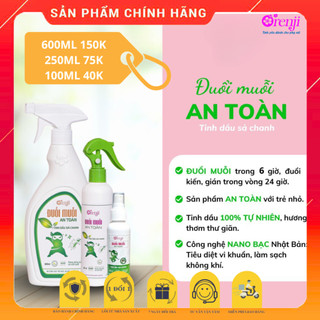 Xịt đuổi muỗi, côn trùng sả chanh an toàn cho bé yêu ORENJI 250ML  - Phòng chống sốt xuất huyết
