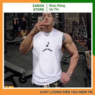 Áo thể thao ba lỗ sát nách, thấm hút mồ hôi thời trang mùa hè đơn giản dành cho nam - ZAMAN