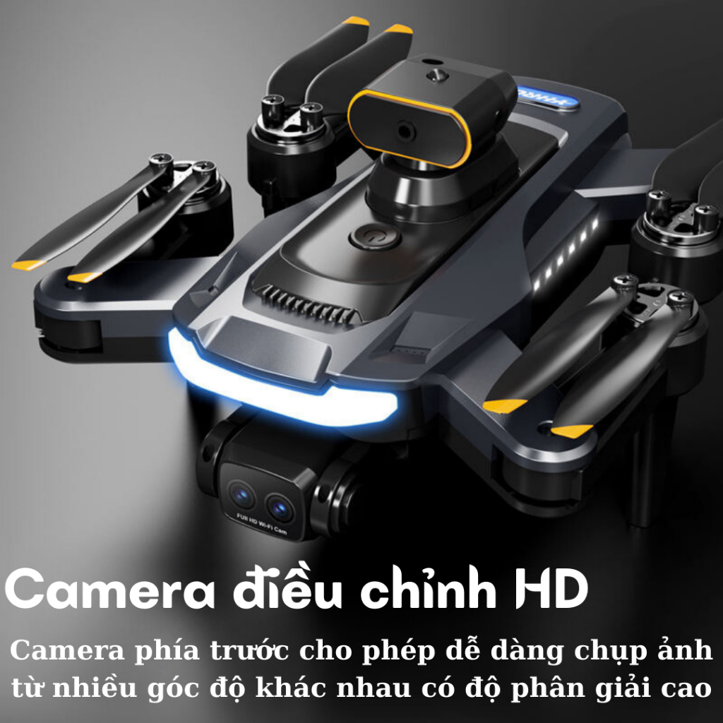 Flycam A14 Pro max, Plycam động cơ không chổi than, Cảm biến chống va chạm, Play cam camera kép 8k | BigBuy360 - bigbuy360.vn