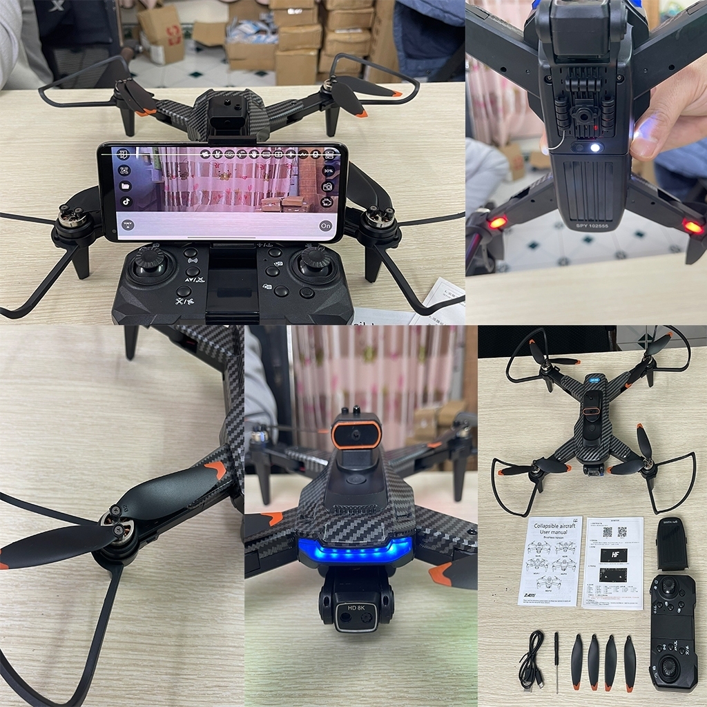 Flycam A14 Pro max, Plycam động cơ không chổi than, Cảm biến chống va chạm, Play cam camera kép 8k | BigBuy360 - bigbuy360.vn