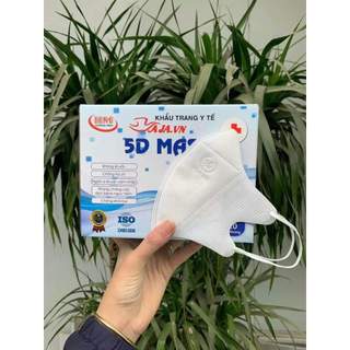 Khẩu trang 5d hm, mask aja hm 3 lớp dày mịn chống tia uv