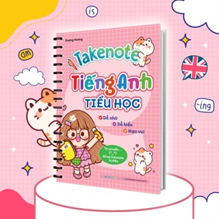 Sách Sổ Tay Takenote Tiếng Anh Tiểu Học (Gáy lò xo)