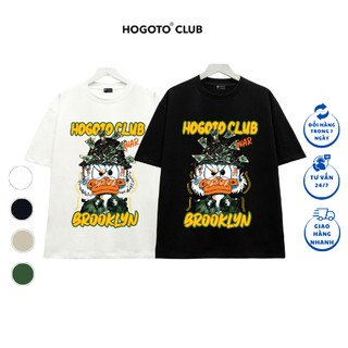 Áo thun VỊT BROOKLYN Local Brand unisex 100% cotton - shop Hogotoclub - nam nữ from rộng oversize